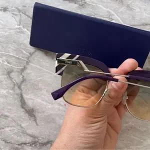 Fendi | Accessories | Fendi Waves White Purple Gradient 